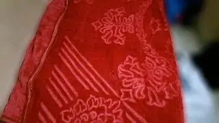 kirshinaENTERPRISES Printed Double Quilt  (Cotton, Red) Unboxing