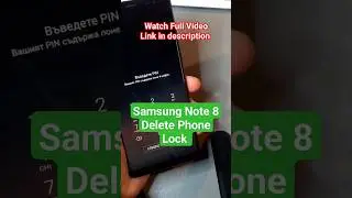 Forgot Phone Lock? Samsung Note 8 (SM-N950F). Unlock pin, pattern, password lock.