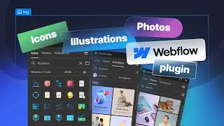 Add Icons8's graphics to your web designs right within Webflow