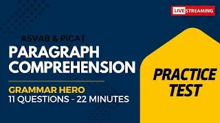 Ace the ASVAB: Paragraph Comprehension Practice Test #acetheasvab #grammarhero