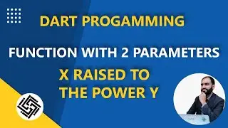 52. Dart Programming Language | Function with Parameters | Pow function in Dart | Urdu/Hindi