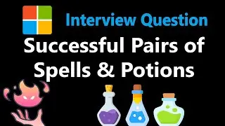 Successful Pairs of Spells and Potions - Leetcode 2300 - Python