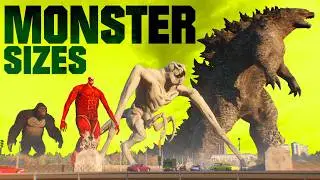 👹 MONSTER SIZES ► First person view