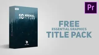 10 Minimal Titles Pack | Free Premiere Pro Template