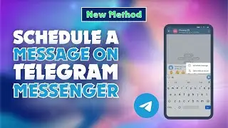 How to Schedule A Message on Telegram Messenger   @skillswave