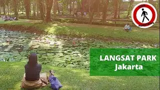 Taman Langsat Jakarta - Langsat Park - Jakarta Walk