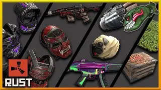 Rust Skins | Ronin HQM, Grass Rug, Abyss Roadsign, Berserker SAR, Pug Rock, Chameleon Mp5 #337