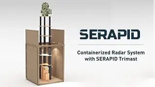 Containerized Radar System with SERAPID Trimast