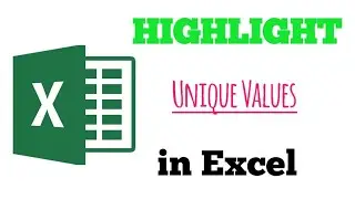 How to highlight unique values in Excel