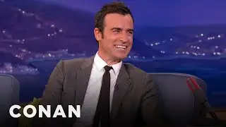 Conan Congratulates Justin Theroux On His Package | CONAN on TBS