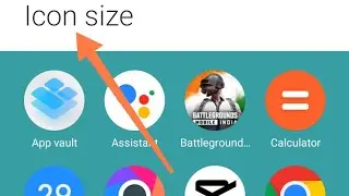 icon size setting redmi note 8, redmi note 8 icon size set kaise karen