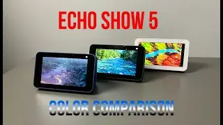 Echo Show 5 (2nd Gen) - Color Comparison