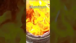 Triple Metal Meltdown Casting Brass Copper Aluminum Ingot #hotmetal #melting #casting