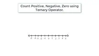 C Program To Count Positive, Negative and Zero using Ternary Operator and without using Array