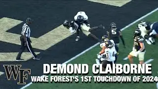 Demond Claiborne Powers In For Wake Forest's 1st Touchdown Of 2024