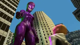 Gwen vs giantess She Venom!