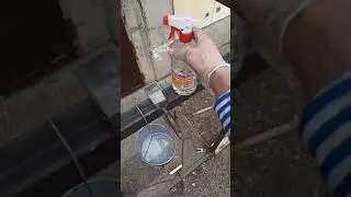 Молотковая краска и обезжириватель..