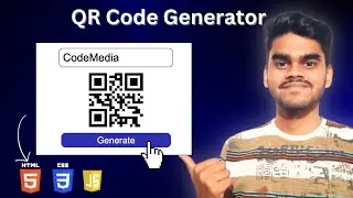 Create QR Code Generator using HTML, CSS and JavaScript | Step-by-Step Tutorial