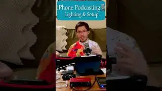 Don’t worry about podcast lighting Do this? video podcast lighting setup on iPhone. 