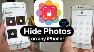 Hide Apps, Photos on Phone iOS 16 📲