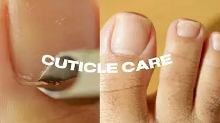 PEDICURE TRANSFORMATION | How I Cut Cuticles At Home