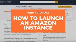 WHM Tutorials - How to Launch an Amazon Instance