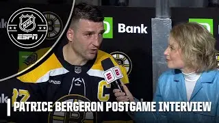 Patrice Bergeron says Bruins reaching 62 wins is special | NHL on ESPN