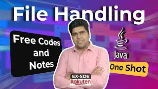 🔥 Complete Java File Handling In Just One Video : Full Simple Tutorial