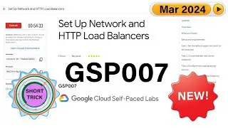 [NEW!] Set Up Network and HTTP Load Balancers | 