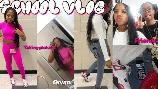 REALISTIC 2-DAY highschool days in my life |  classes,friends,taking pictures,ootd,grwm
