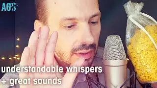 Hardly audible and understandable whispers + great sounds [ASMR][AGS]