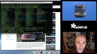 MicroPython ESP8266 SSD1306 OLED usage with Tony D! @micropython