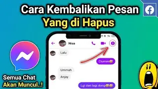 Cara Melihat Pesan Messenger yang Sudah dihapus | Kembalikan pesan fb yang terhapus