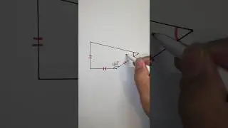 geometry olympiad: 99 percent fail this geometry problem #geometry #shorts