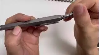 How to put back the refill for Titaner Berg Pen