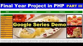 40. Final Year College School Project in PHP, How to create dynamic website using PHP