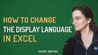 How to change the display language in Excel