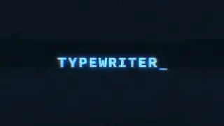 After Effects: Typing Typewriter Animation (FREE PRESET DOWNLOAD)