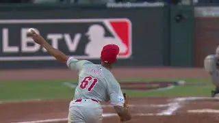 Cristopher Sánchez strikes out 8 Braves over 6 innings on 8/22/24