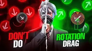 Don’t Do Rotation Drag 🤢 Until You Know This GoD Level Secret Drag Headshot Tutorial ⚙️❤️