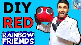 How I Made Rainbow Friends RED COSTUME DIY