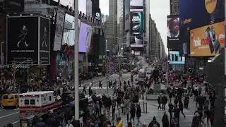 Times Square New York - Copyright Free Stock Footage Clip