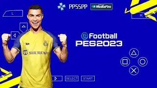 eFootball PES 2023 PPSSPP English Version Update Best Graphics Real Faces & Camera PS5