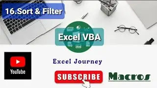 16.Excel VBA - Sort and Filter Function