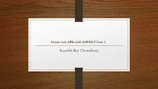 Create web APIs with ASP.NET Core 3