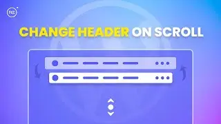 Changing Headers On Scroll with Elementor - Scale Header, Change Color, Shrink logo, Replace Header