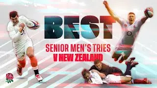 That was ELECTRIC! ⚡ | Best England Senior Mens tries against New Zealand