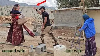 Throwing the second wife out of the house for peace and security