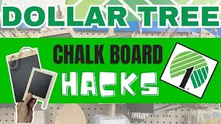 NEW! DOLLAR TREE CHALKBOARD DIYS | 5 Minute Crafts! | DOLLAR TREE DIY CRAFTS