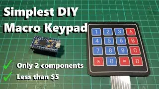 The Simplest DIY Macro Keypad with Arduino
